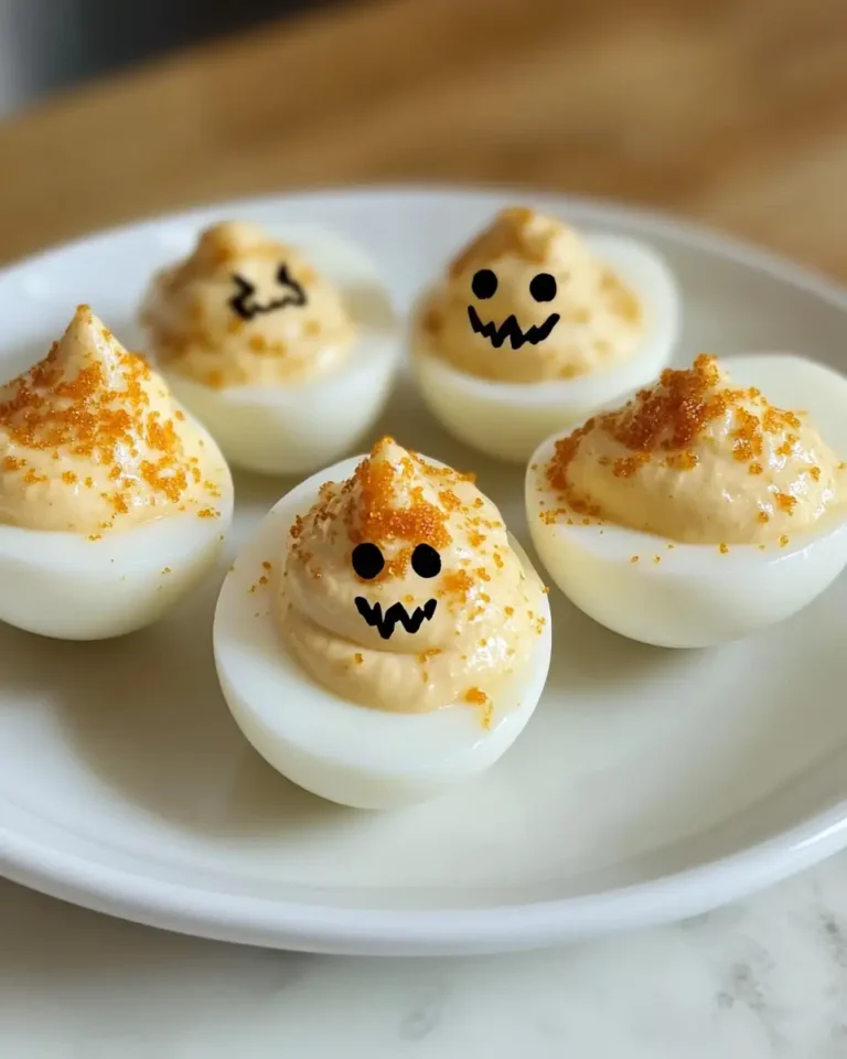 Creepy Deviled Eggs for Halloween That Will Spook Your Guests - Featured Image