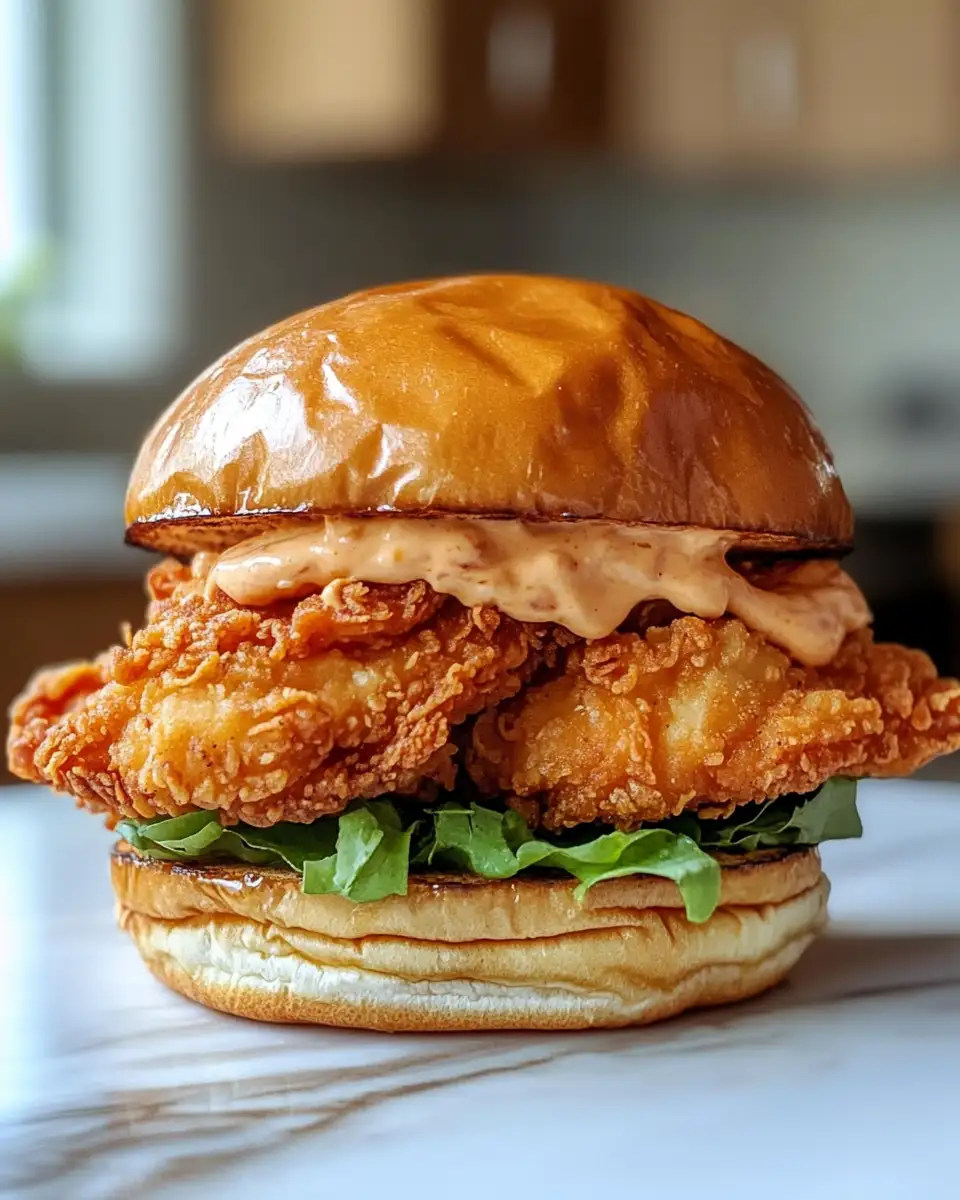 Final dish - Ultimate Crispy Chicken Caesar Sandwich Recipe for Flavor Lovers