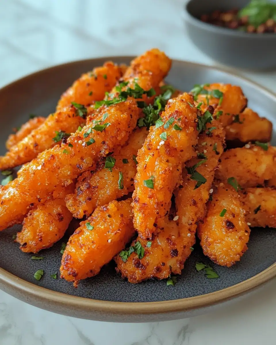 Final dish - Unlock Flavor with Irresistibly Crispy Smashed Carrots