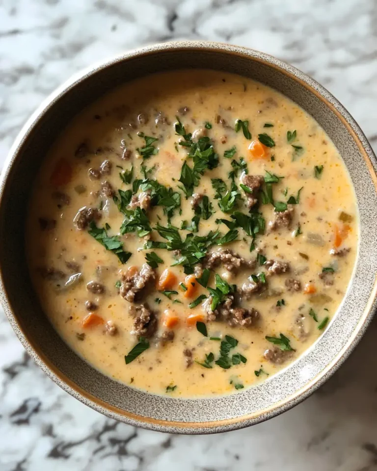 Creamy Crockpot Cheeseburger Soup Recipe You Need to Try - Featured Image