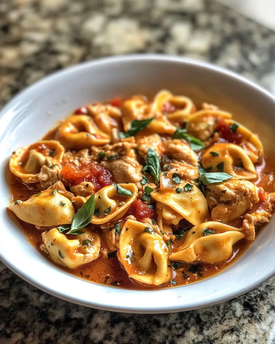 Easy CrockPot Chicken Tortellini Recipe for Busy Weeknights - Featured Image
