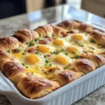 Wake Up to Warmth with this Irresistible Croissant Breakfast Casserole - Featured Image