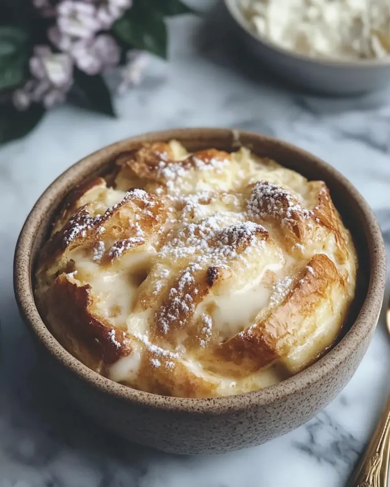 Indulge in the Ultimate Creamy Custard Bread Pudding Delight - Featured Image