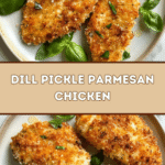 Dill Pickle Parmesan Chicken 🍗🥒