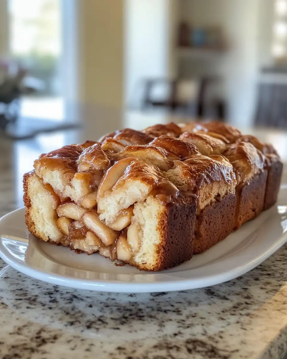 Final dish - Irresistibly Easy Amish Apple Fritter Bread Recipe You’ll Love