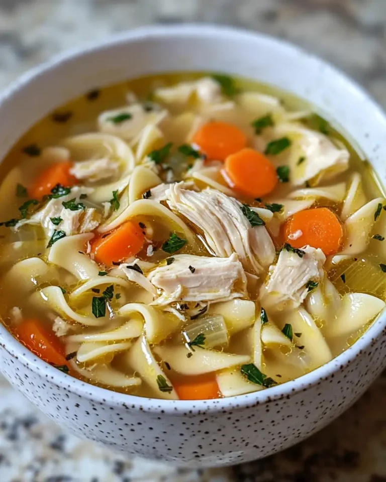 Comfort in a Bowl Easy Crock-Pot Chicken Noodle Soup Recipe - Featured Image