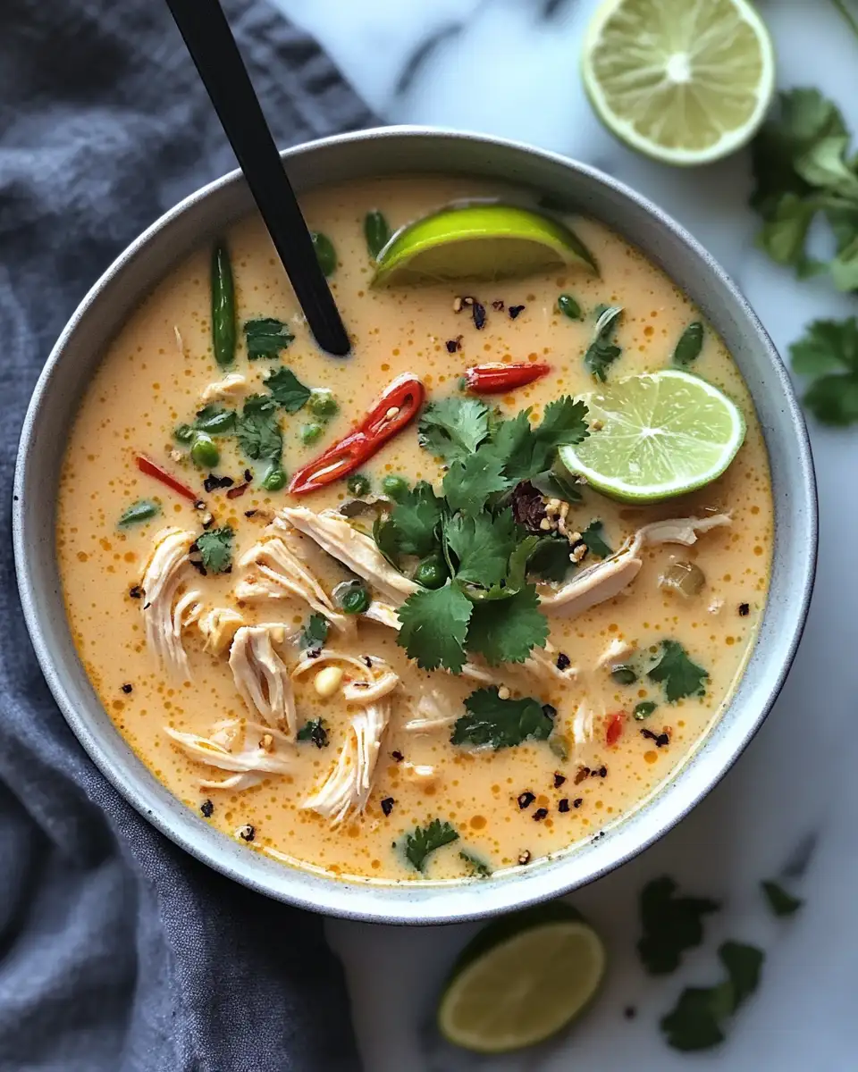 Comfort in a Bowl Easy Thai Chicken Soup Recipe You’ll Love - Featured Image