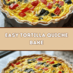Easy Tortilla Quiche Bake 🥚🌮