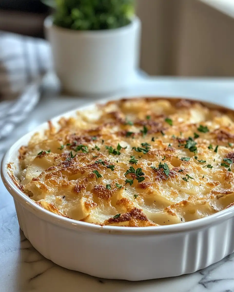 Final dish - Irresistible French Onion Funeral Potatoes Recipe to Comfort Your Soul