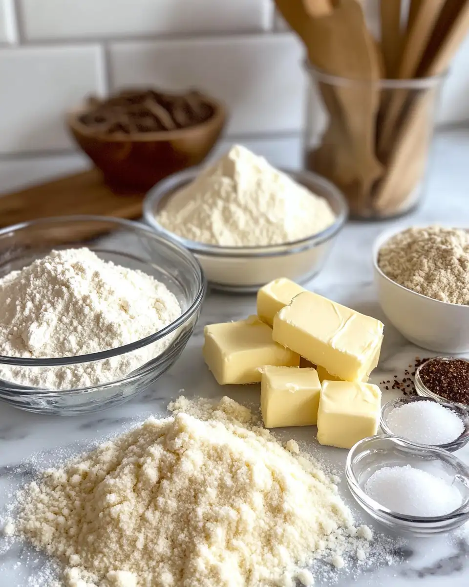 Ingredients for Irresistible French Salted Butter Cookies You Need to Bake Today