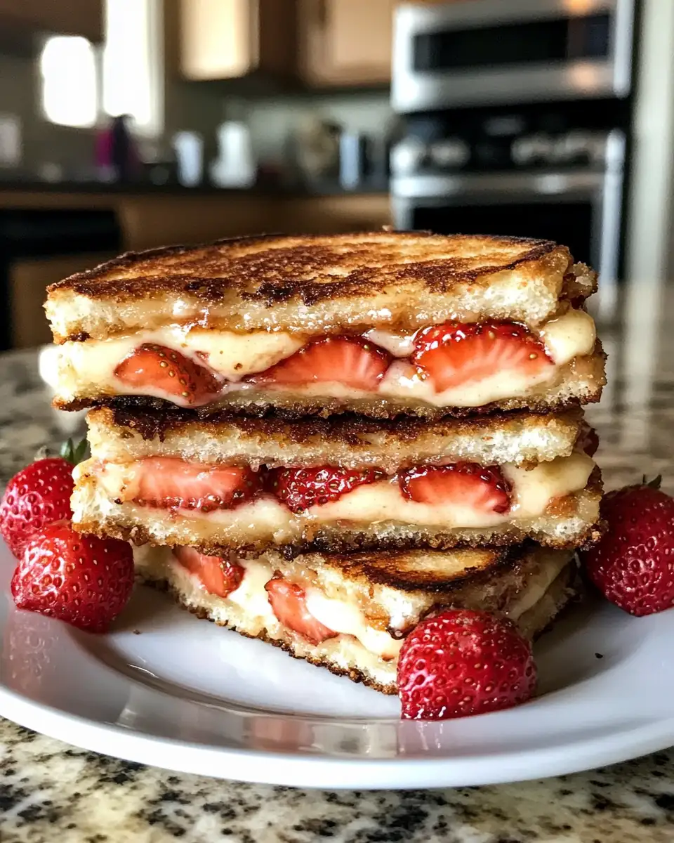 Irresistible Fried Strawberry Cheesecake Sandwiches You Have to Try - Featured Image