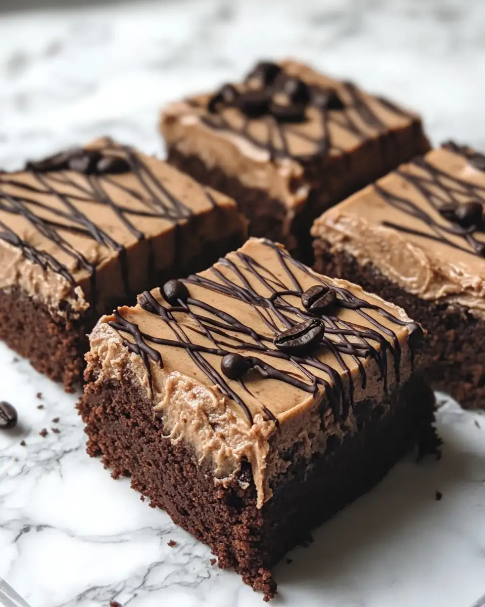 Indulge in Decadence with These Irresistible Frosted Coffee Brownies - Featured Image