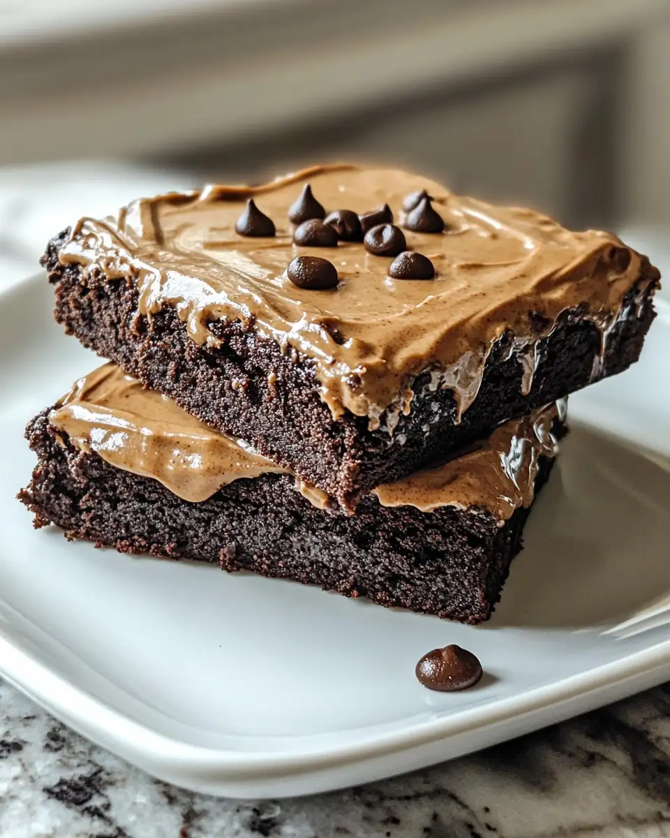 Final dish - Indulge in Decadence with These Irresistible Frosted Coffee Brownies