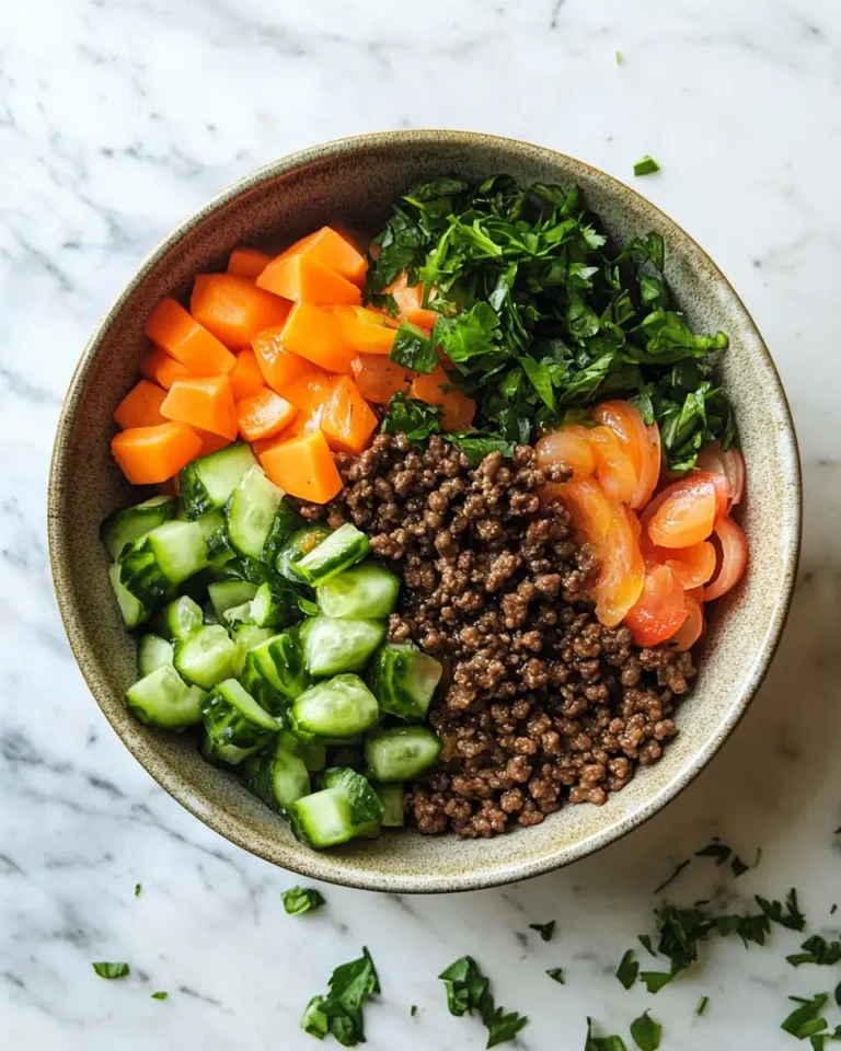 Spice Up Dinner with a Savory Ground Beef Hot Honey Bowl - Featured Image