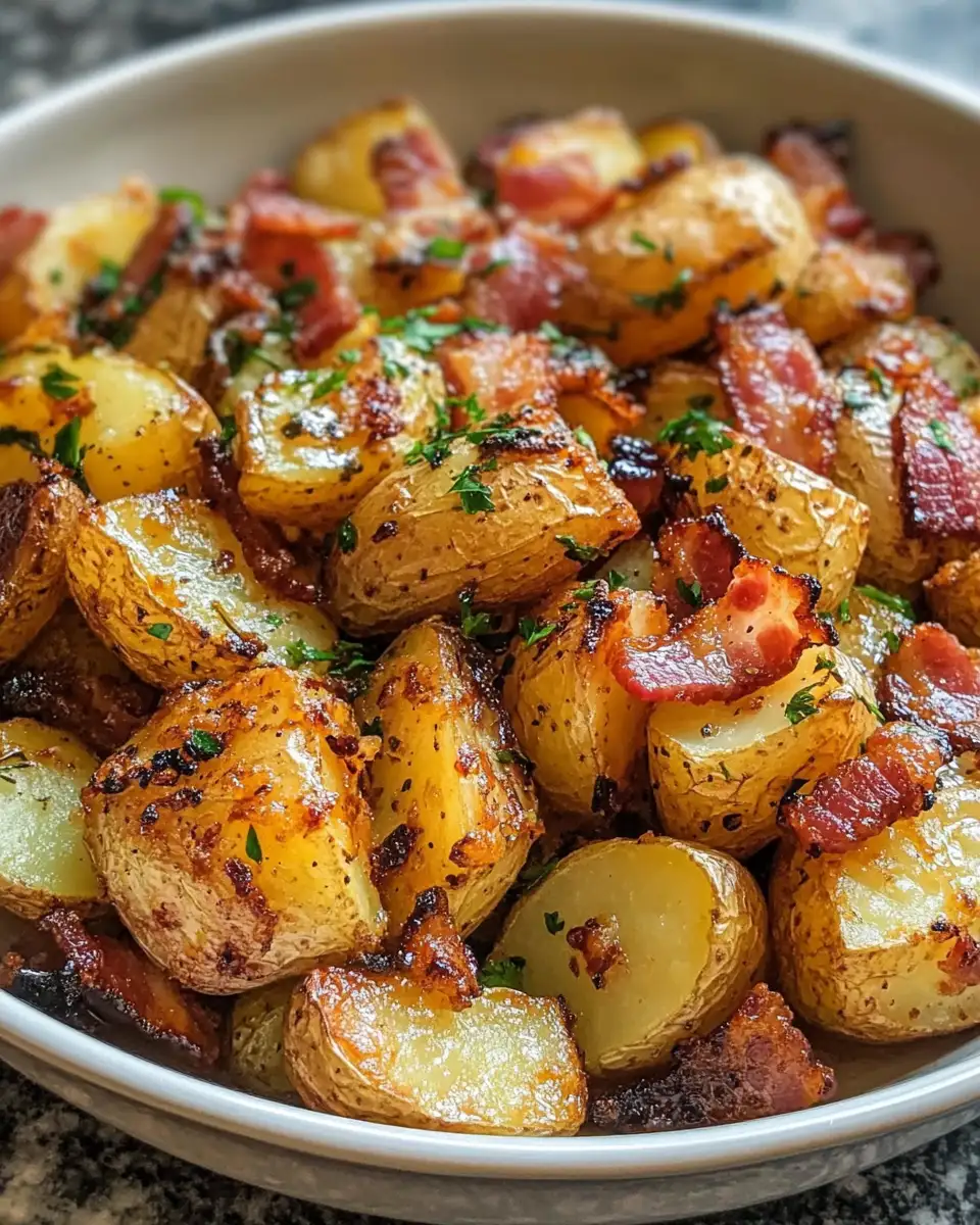 Irresistible Honey Bacon Roasted Potatoes You Have to Try - Featured Image