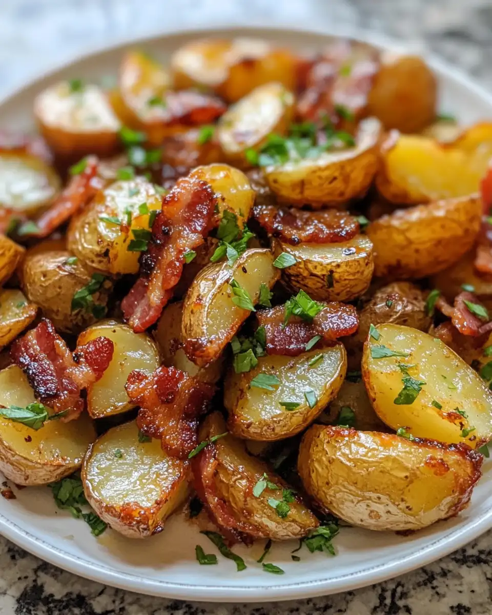 Final dish - Irresistible Honey Bacon Roasted Potatoes You Have to Try