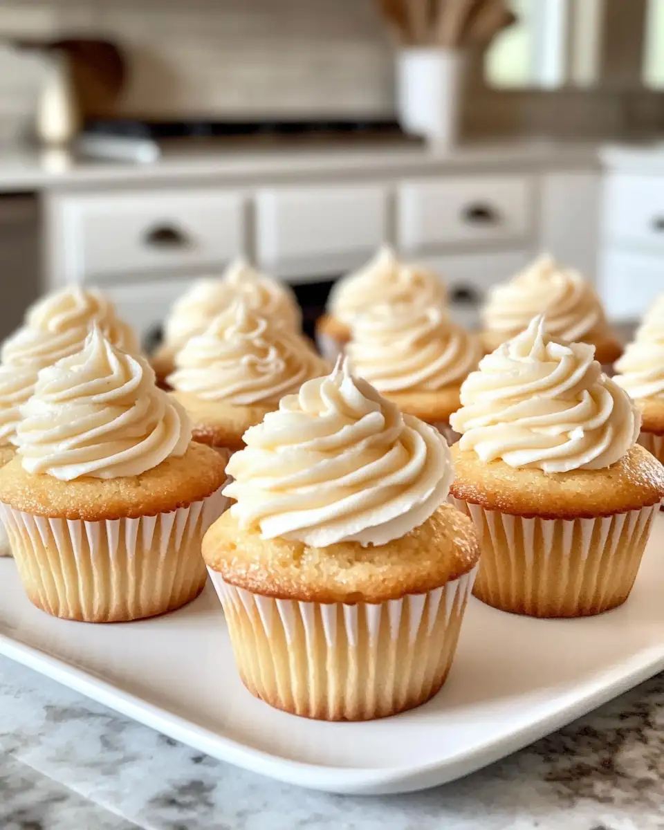 Final dish - Irresistible Honey Peach Cream Cheese Cupcakes You Have to Try