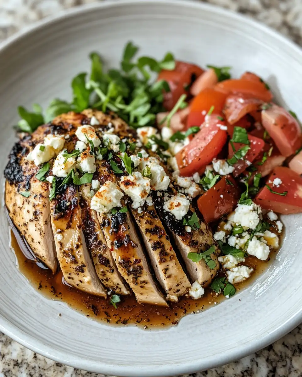Final dish - Spice Up Dinner with Hot Honey Infused Feta Chicken