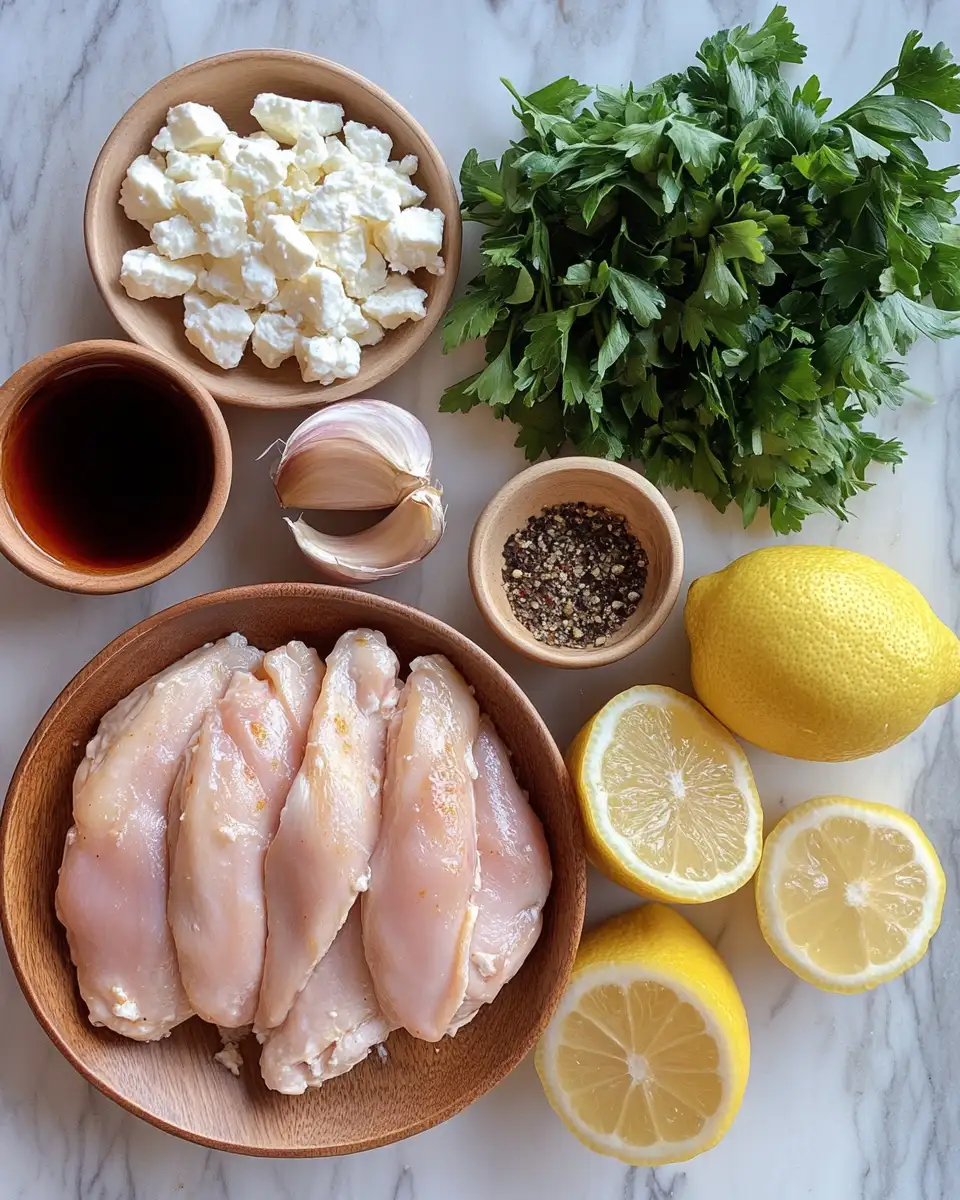 Ingredients for Spice Up Dinner with Hot Honey Infused Feta Chicken