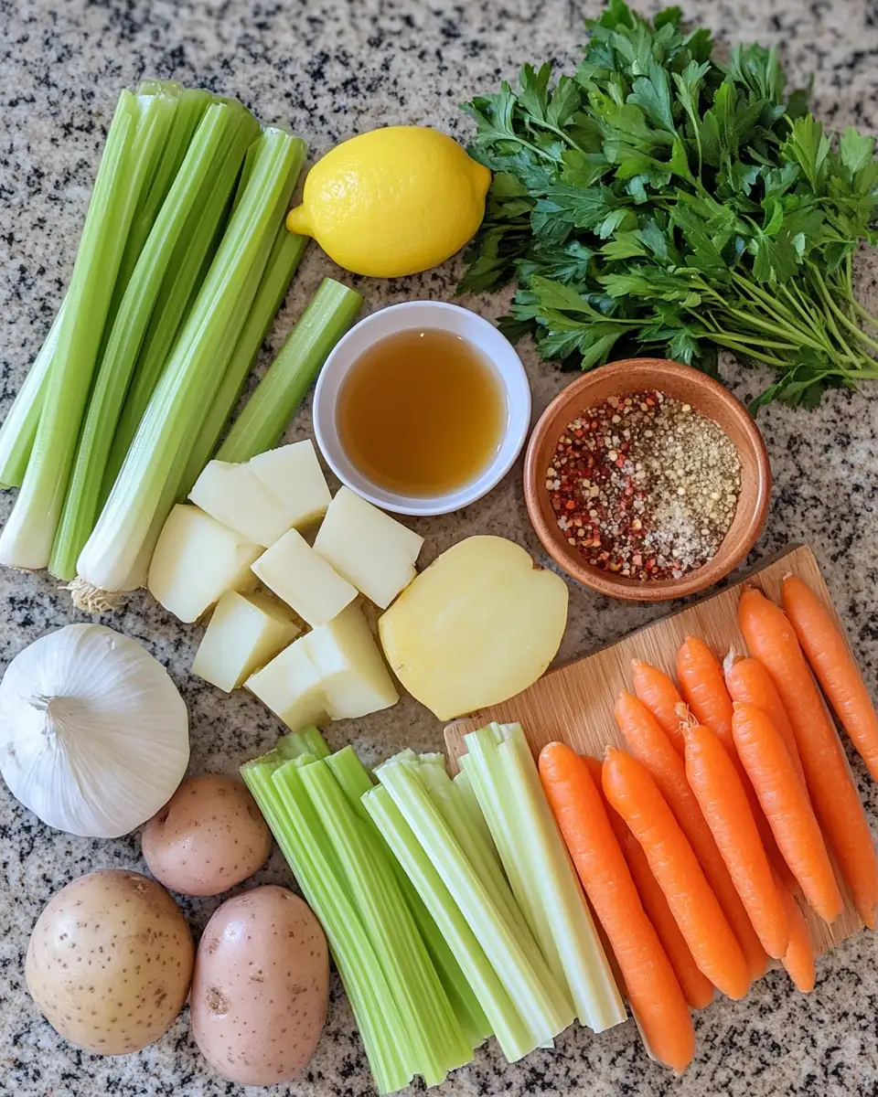 Ingredients for Discover the Healing Flavors of Italian Penicillin Soup