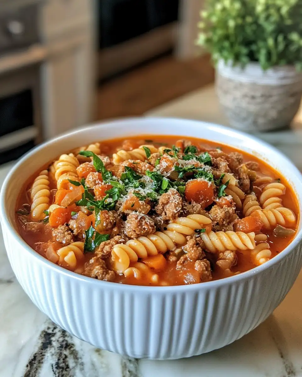 Hearty Italian Sausage Pasta Soup Recipe to Warm Your Soul - Featured Image