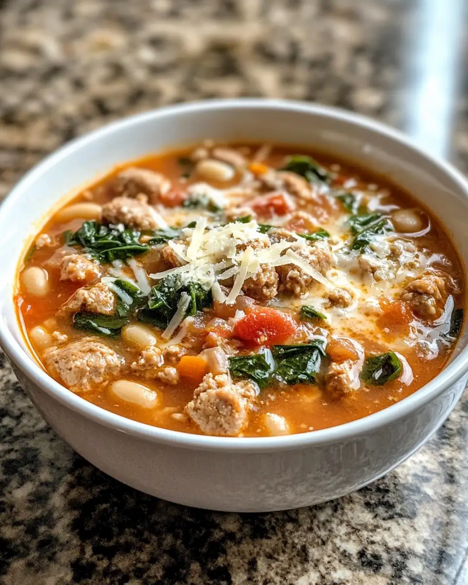 Hearty Italian Sausage Soup with Creamy Parmesan Bliss - Featured Image