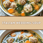 Heartwarming Italian Wedding Soup 🍲❤️