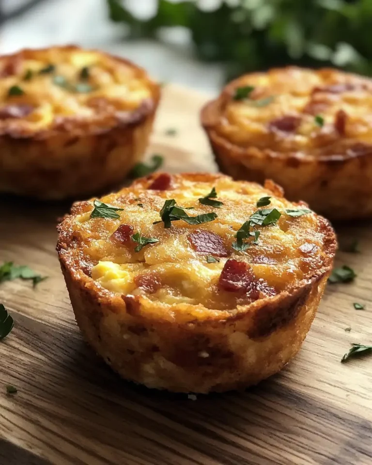 Irresistible Loaded Bacon and Egg Hash Brown Muffins You Need to Try - Featured Image
