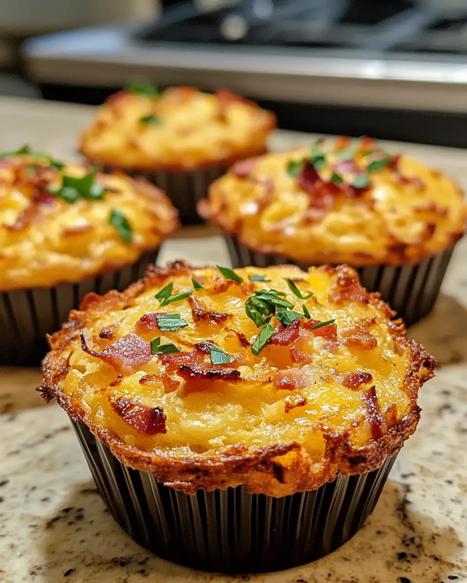 Final dish - Irresistible Loaded Bacon and Egg Hash Brown Muffins You Need to Try