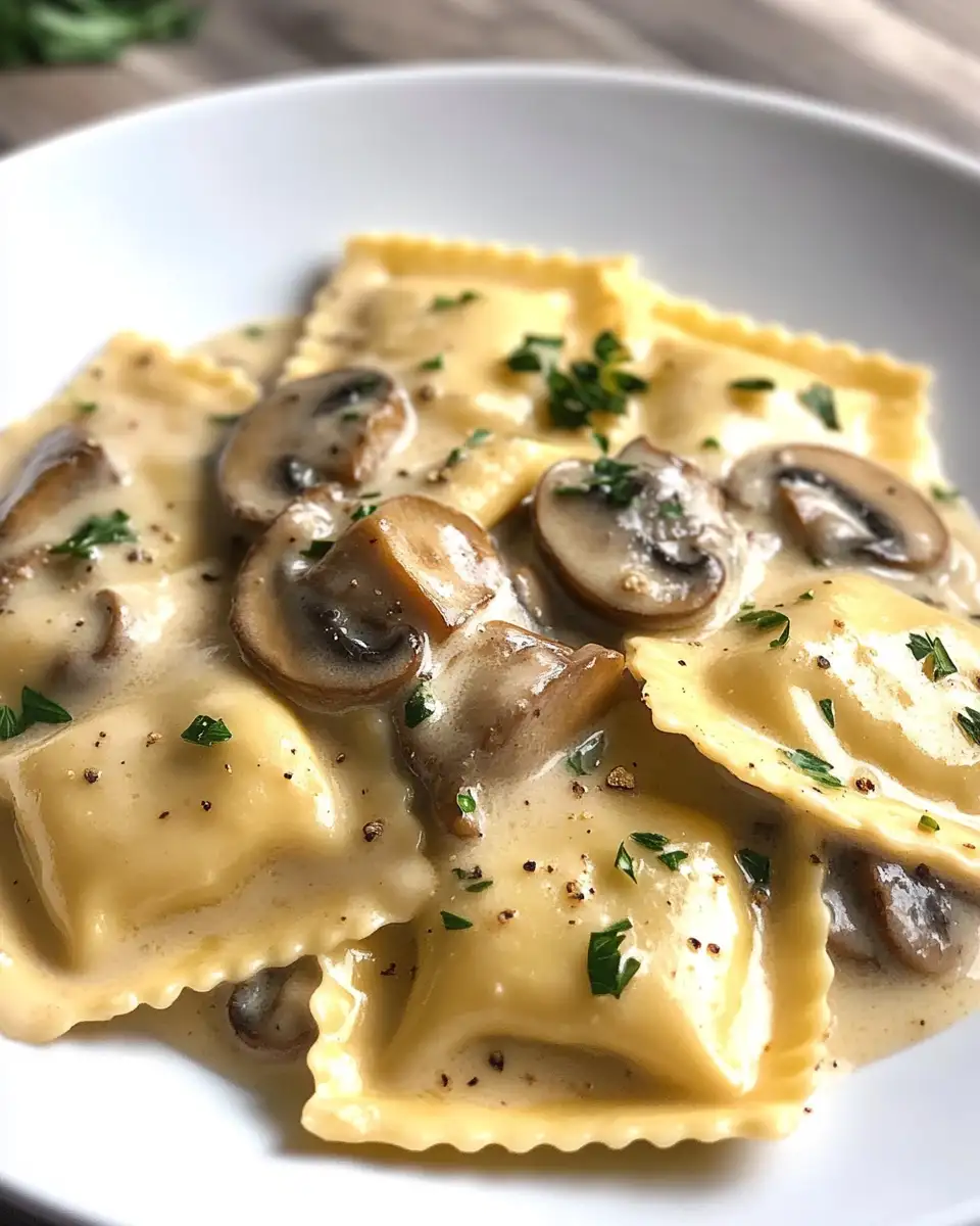 Creamy Mushroom Ravioli Sauce Recipe for a Perfect Dinner Delight - Featured Image