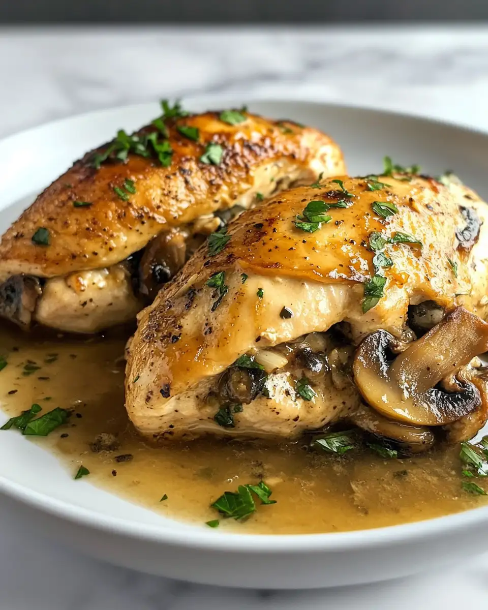 Irresistible Mushroom Stuffed Chicken Breast Recipe for a Flavorful Dinner - Featured Image