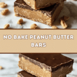 No Bake Peanut Butter Bars: Easy Treat! 🥜🍫