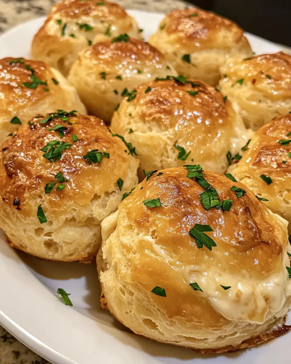Final dish - Irresistible Pillsbury Biscuit Garlic Butter Cheese Bombs You Need to Try