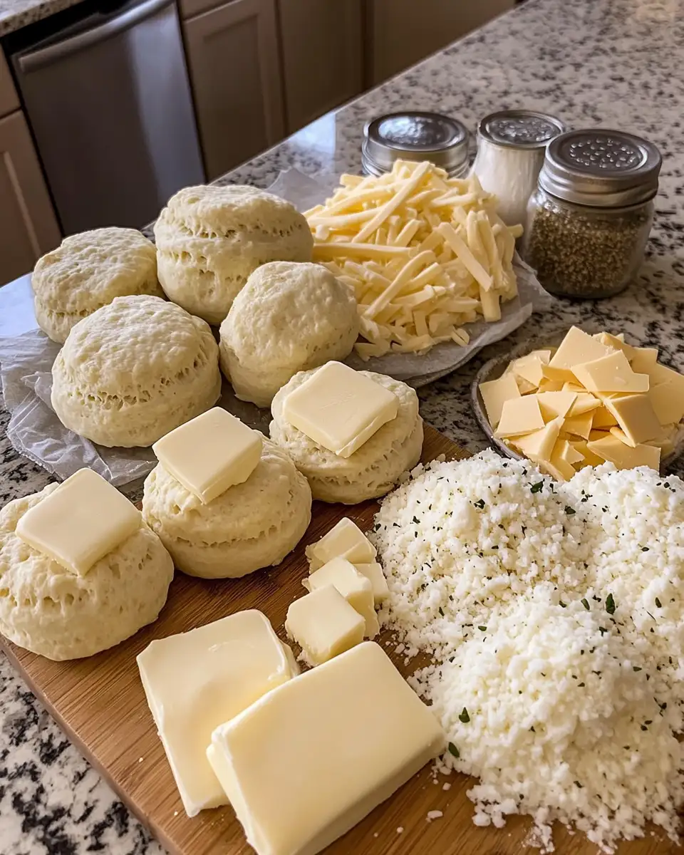 Ingredients for Irresistible Pillsbury Biscuit Garlic Butter Cheese Bombs You Need to Try