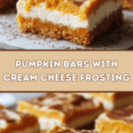 Delicious Pumpkin Bars With Cream Cheese Frosting 🎃🍰