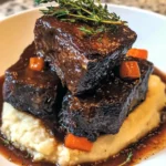 Melt-in-Your-Mouth Red Wine Braised Short Ribs Recipe - Featured Image