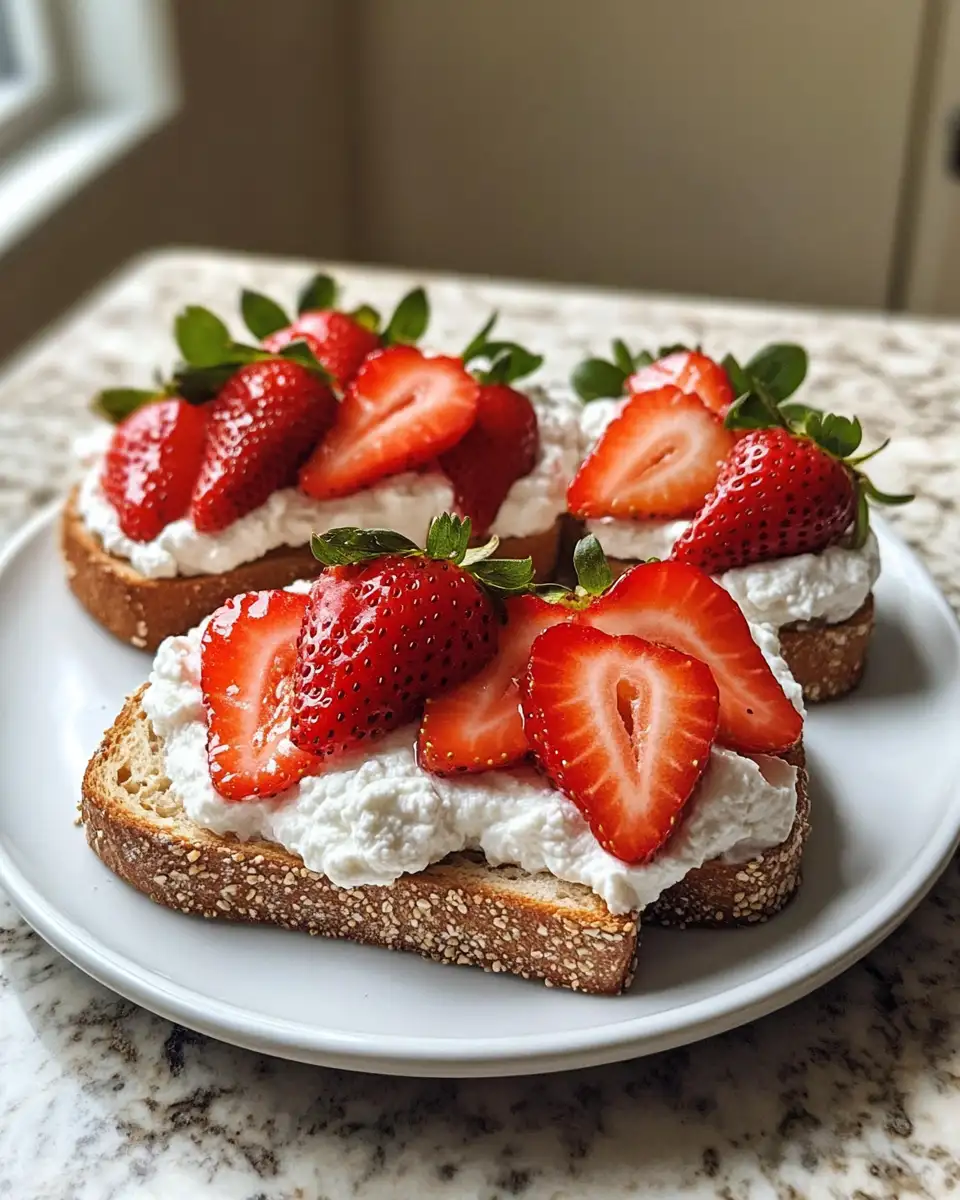 Irresistible Roasted Strawberry Whipped Ricotta Toast You Need to Try - Featured Image