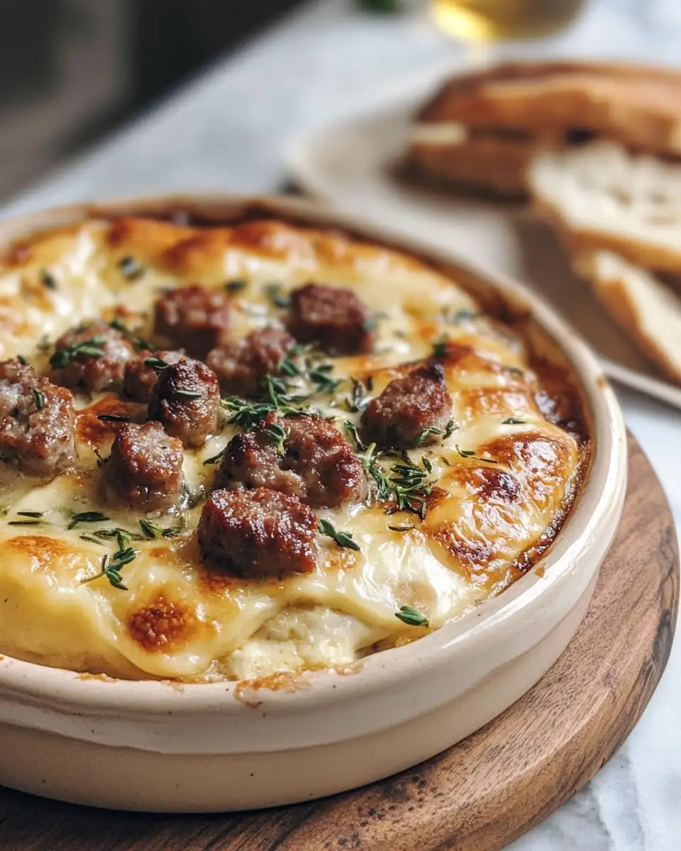 Irresistible Sausage Baked Brie Recipe That Will Wow Your Taste Buds - Featured Image