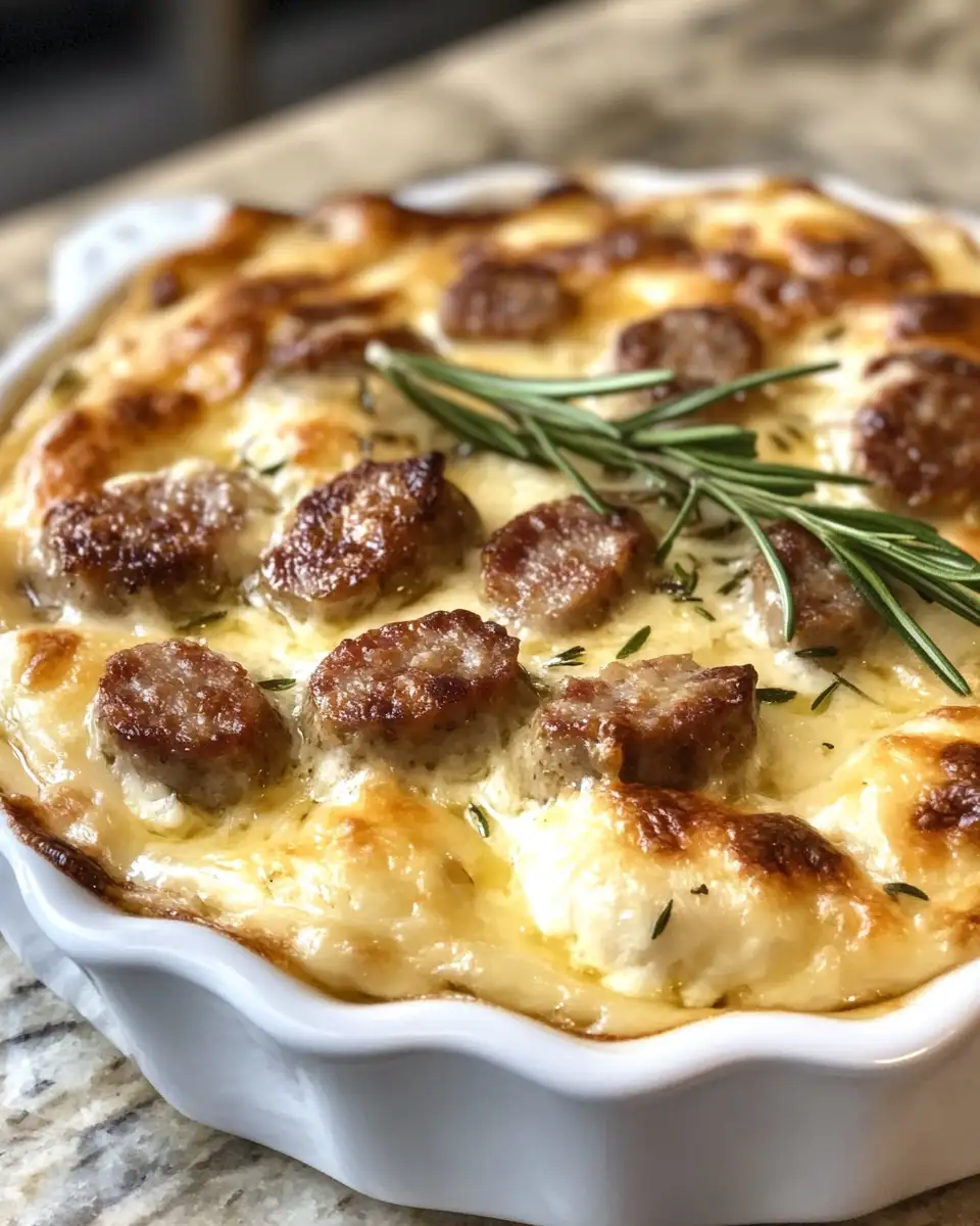 Final dish - Irresistible Sausage Baked Brie Recipe That Will Wow Your Taste Buds