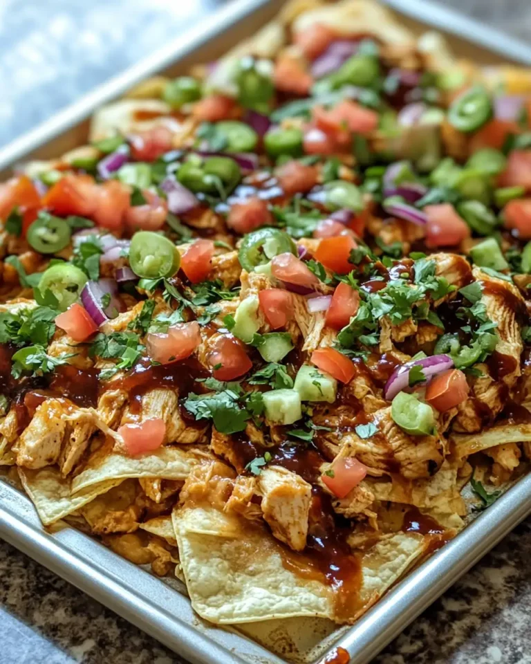 Ultimate Sheet Pan BBQ Chicken Nachos Recipe for Game Day Fun - Featured Image