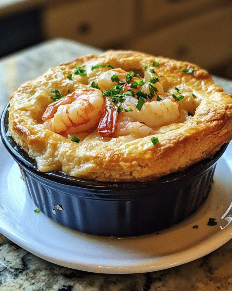 Decadent Shrimp and Lobster Biscuit Pot Pie That Will Wow Your Taste Buds - Featured Image