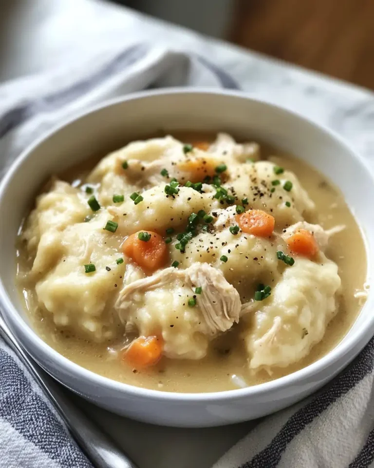 Ultimate Comfort Food Slow Cooker Chicken and Dumplings Recipe - Featured Image