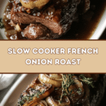 Savory Slow Cooker French Onion Roast 🥖🍖