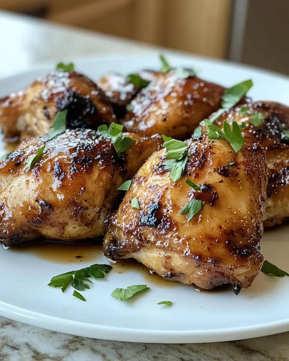Final dish - Ultimate Slow Cooker Honey Garlic Chicken Recipe for Tender Flavorful Meals