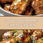 Slow Cooker Honey Garlic Chicken 🍯🍗