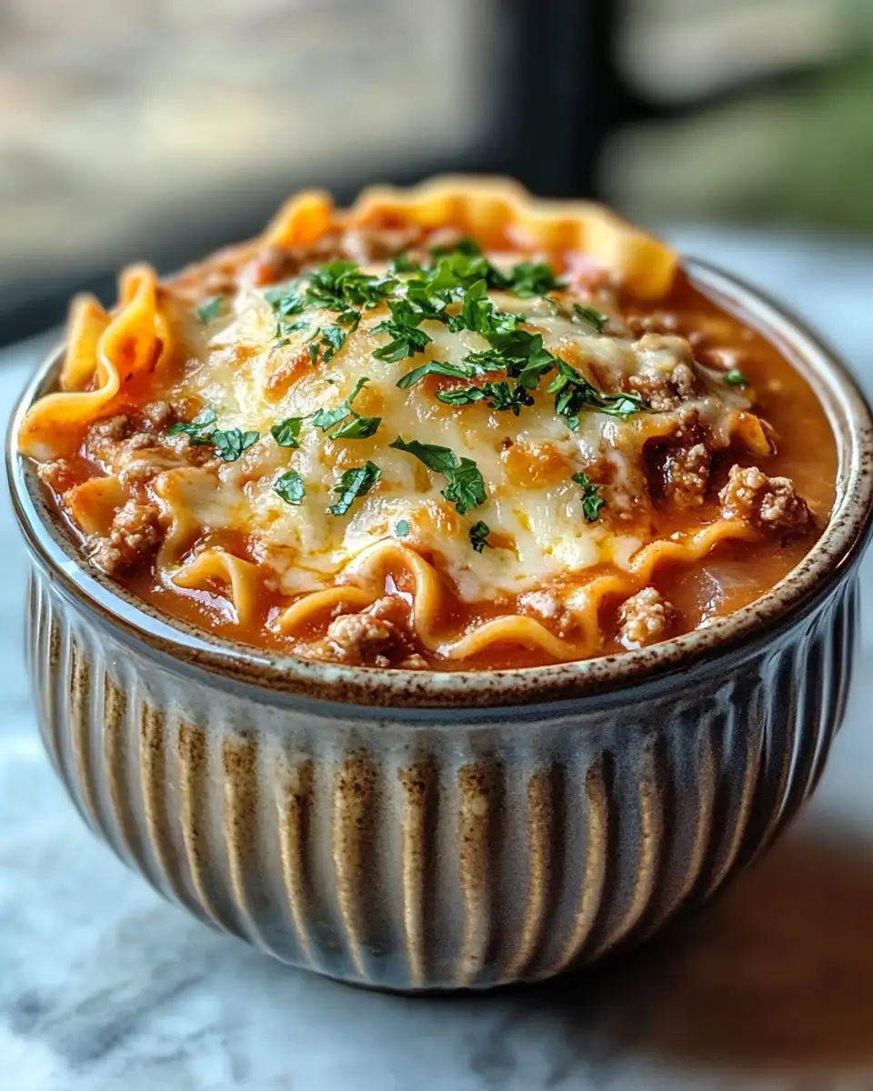 Cozy Up with This Easy Slow Cooker Lasagna Soup Recipe - Featured Image