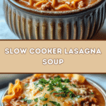 Slow Cooker Lasagna Soup: Cozy Delight 🍲🧀