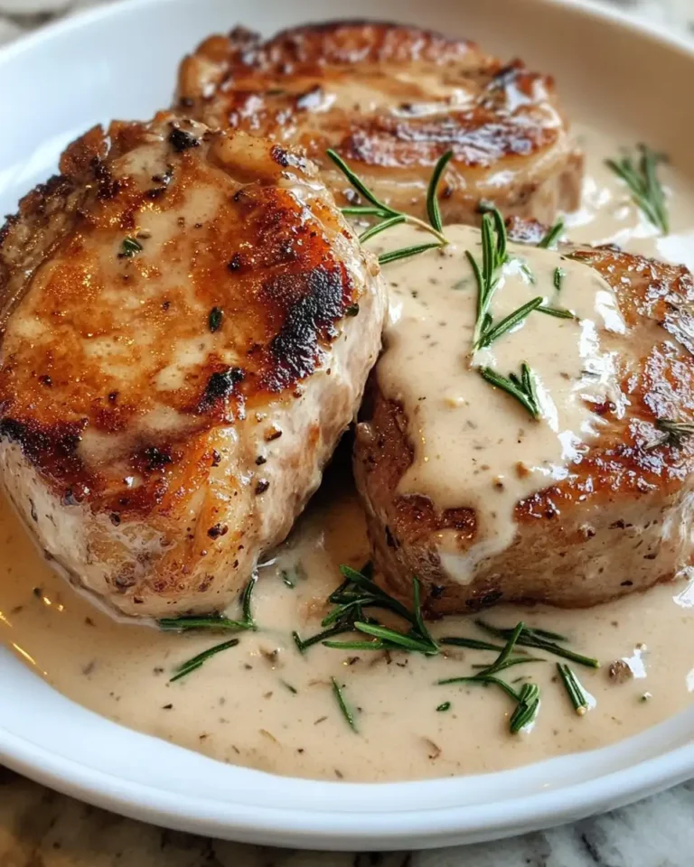 Melt-in-Your-Mouth Slow Cooker Pork Chops with Creamy Garlic Parmesan Sauce - Featured Image