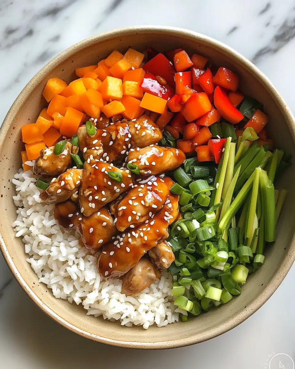 Ingredients for Irresistible Sticky Chicken Rice Bowls You Need to Try Tonight
