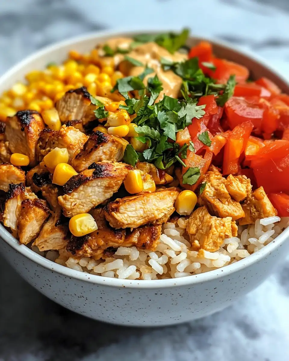 Ultimate Street Corn Chicken Rice Bowl Recipe Bursting with Bold Flavors - Featured Image
